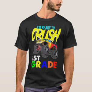 T-shirt Camion monstre de première qualité Je suis prêt à
