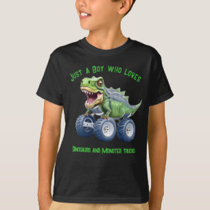 T-shirt Camion monstre Dinosaur
