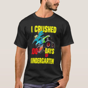 T-shirt Camion Monstre Dinosaure J'ai écrasé 100 jours de