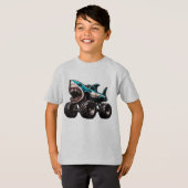 T-shirt Camion Monstre Requin (Devant entier)