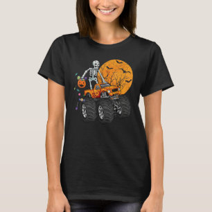 T-shirt Camion Monstre Squelette Bonbon Lune Tout-Petits G