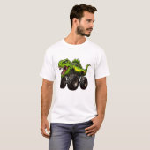 T-shirt Camion Monstre T-Rex (Devant entier)