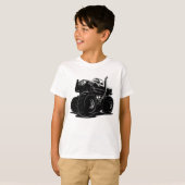 T-shirt Camion monteur de dessin (Devant entier)