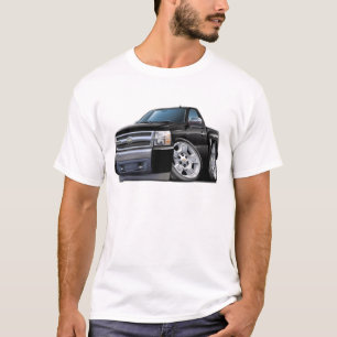 T-shirt Camion noir de Chevy Silverado