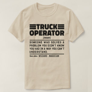T-shirt Camion opérateur Noun Spécialiste des équipements 