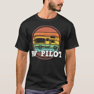 T-shirt Camion pilote de loisir de RV Couples conducteurs
