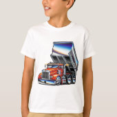 T-shirt Camion-pompe Peterbilt 357 (Devant)