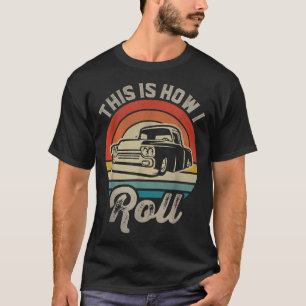 T-shirt Camion rétroréfléchi Voici comment je roule Moins