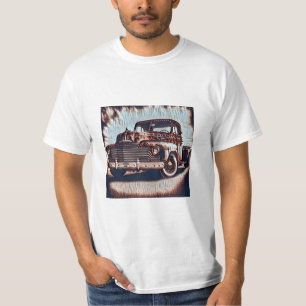 T-shirt Camion Rustique Grunge - Une beauté Vintage