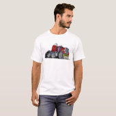 T-shirt Camion semi-caricature (Devant entier)