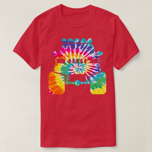 T-shirt Camion Tie Dye Monster devant (Design devant)