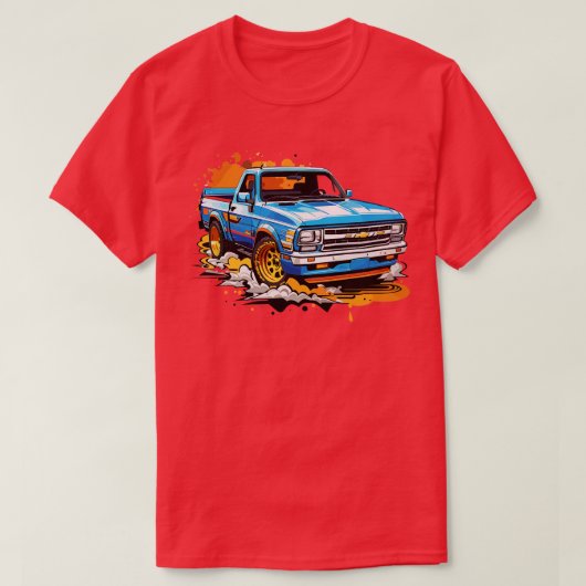 T-shirt Camion traîneau Chevy S10 (Design devant)