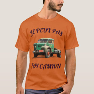T-shirt Camion Vert Vintage – Illustration Rétro de Truck