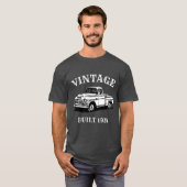 T-shirt Camion vintage | Anniversaire (Devant entier)