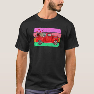 T-shirt Camion vintage Leopard Buffalo Coeurs Plaid Valent