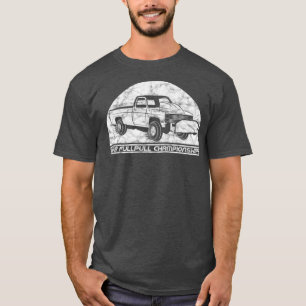 T-shirt Camion vintage Trainage Vintage Retro 4x4 Camion