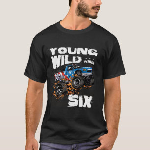 T-shirt Camion Young Wild et Six Monster 6e anniversaire g