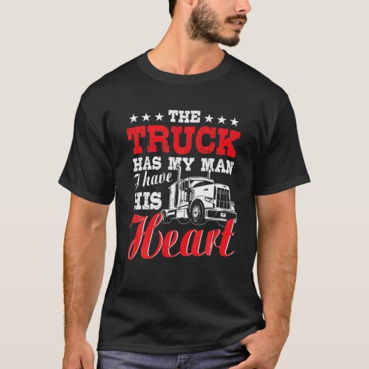T-shirt Camionnette Femme Conducteur de camion Amusante Pe (Devant)