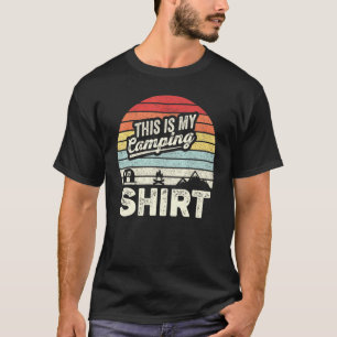 T-shirt Camionnette Rétro Vintage C'est Mon Camping