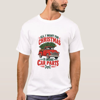 T-shirt Camionnette Rouge Drôle Tout Ce Que Je Veux Pour N