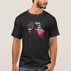 T-shirt camionneur américain Big Rigs Diesel Truck Driver 