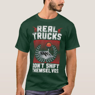 T-shirt Camionneur Conducteur de Camion Direction Manuelle