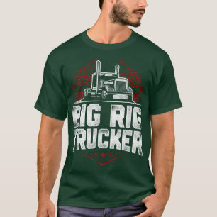 T-shirt Camionneur Conducteur de camion Vintage Big Rig Tr
