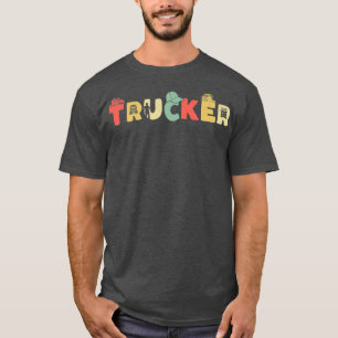 T-shirt Camionneur de camion rétro - Camionnage Vintage