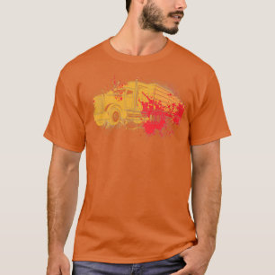 T-shirt Camionneur de camion rétro Camionneur Vintage Cami