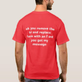 T-SHIRT CAMIONNEUR DE MÈRE (Dos)