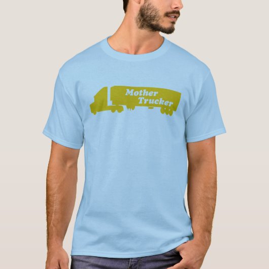 T-shirt Camionneur de mère (Devant)
