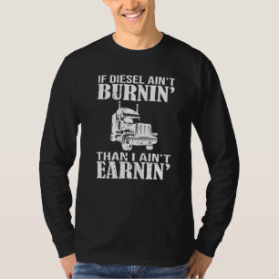 T-shirt Camionneur Diesel Big Rig Semi Trailer Conducteur