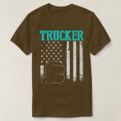 T-shirt Camionneur drôle conducteur de camion2960 (Design devant)