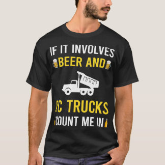 T-shirt Camions De Camion Bière Et RC