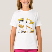 T-shirt Camions de construction (Devant)