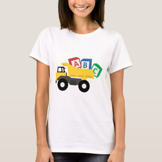 T-shirt Camions de construction ABC (Devant)