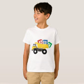 T-shirt Camions de construction ABC (Devant entier)