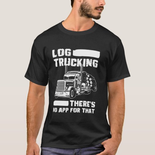 T-shirt Camions De Journal Il N'Y A Aucune Application Pou (Devant)