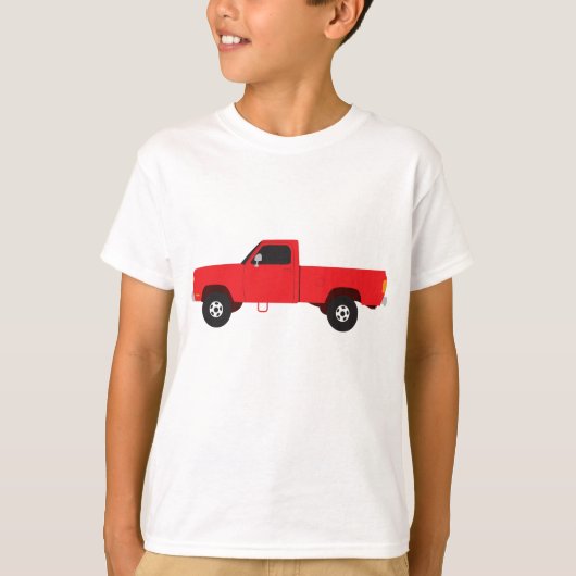T-shirt Camions de transport de camionnettes (Devant)