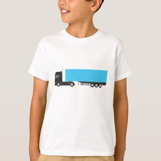 T-shirt Camions de transport semi-remorque (Devant)