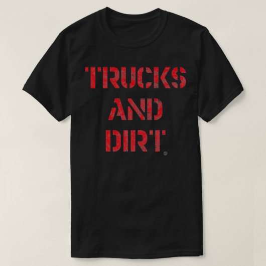 T-shirt Camions Et Chemises (Design devant)