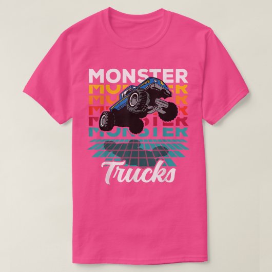 T-shirt Camions Monster Vintage 4x4 (Design devant)