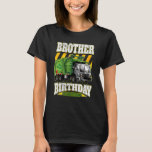 T-shirt Camions-poubelles Brother Birthday Crew<br><div class="desc">Camions-poubelles Brother Birthday Crew.</div>