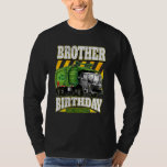 T-shirt Camions-poubelles Brother Birthday Crew<br><div class="desc">Camions-poubelles Brother Birthday Crew.</div>