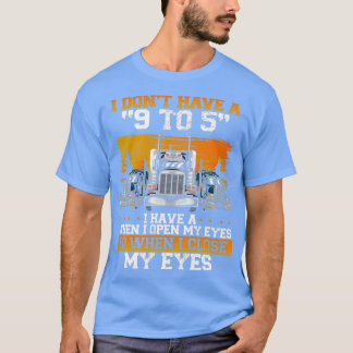 T-shirt Camions semi-camionneurs Conducteur de camionnette