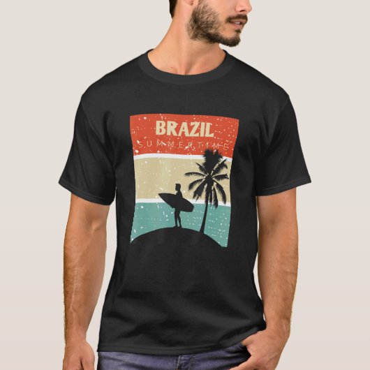 T-shirt Camisa Brasil Surf Surf Rio de Janeiro Brésil B (Devant)