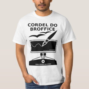 T-shirt Camisa Cordel font BrOffice