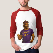 T-shirt Camisa De Manga Longa Torcida Saint John FC. (Devant)