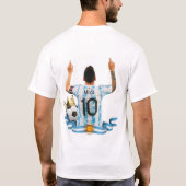 T-SHIRT CAMISA DE MESSI (Dos)