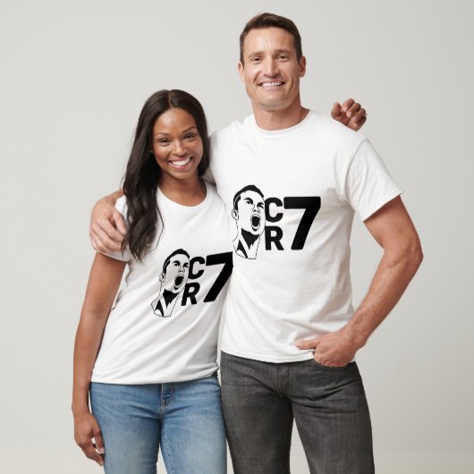 T-shirt Camisa Design CR7 | Modelo 1 (Unisexe)